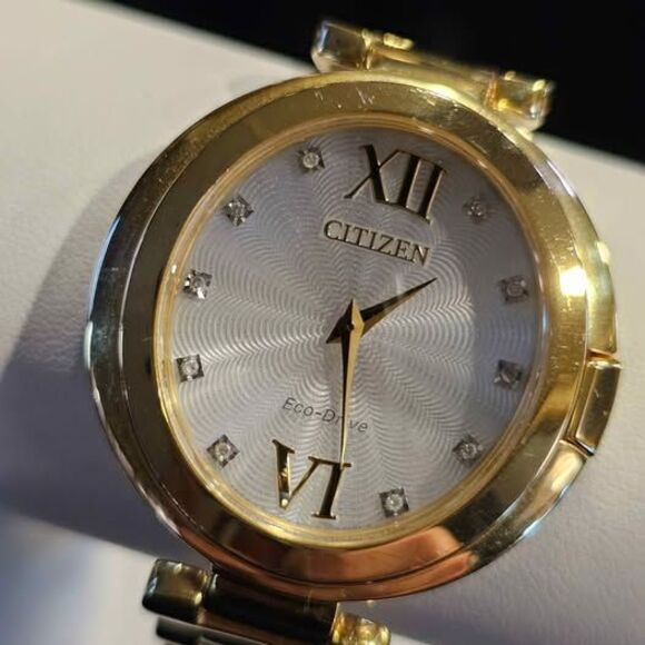 Citizen Ecodrive 34MM Diamond accent watch